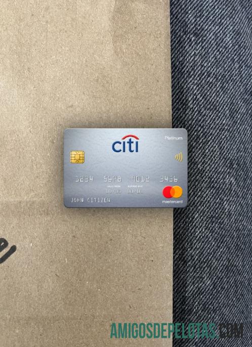 Suécia Citibank Mastercard Platinum Photolook Front modelo